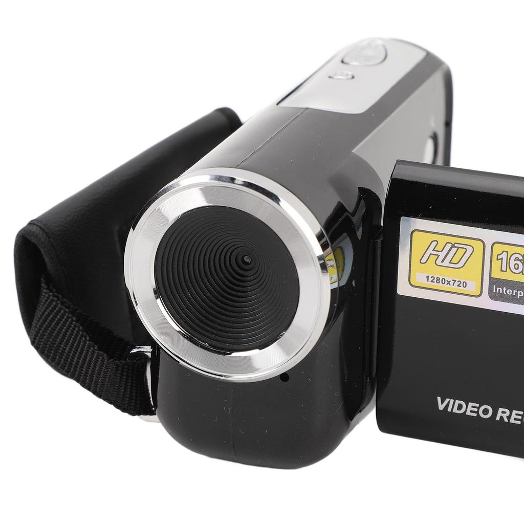 1080P 16MP Video Recording Camera with 16X Zoom and Anti-Shake, 2-Inch Rotating LCD Screen, for Recording Growth, Travel, and Weddings