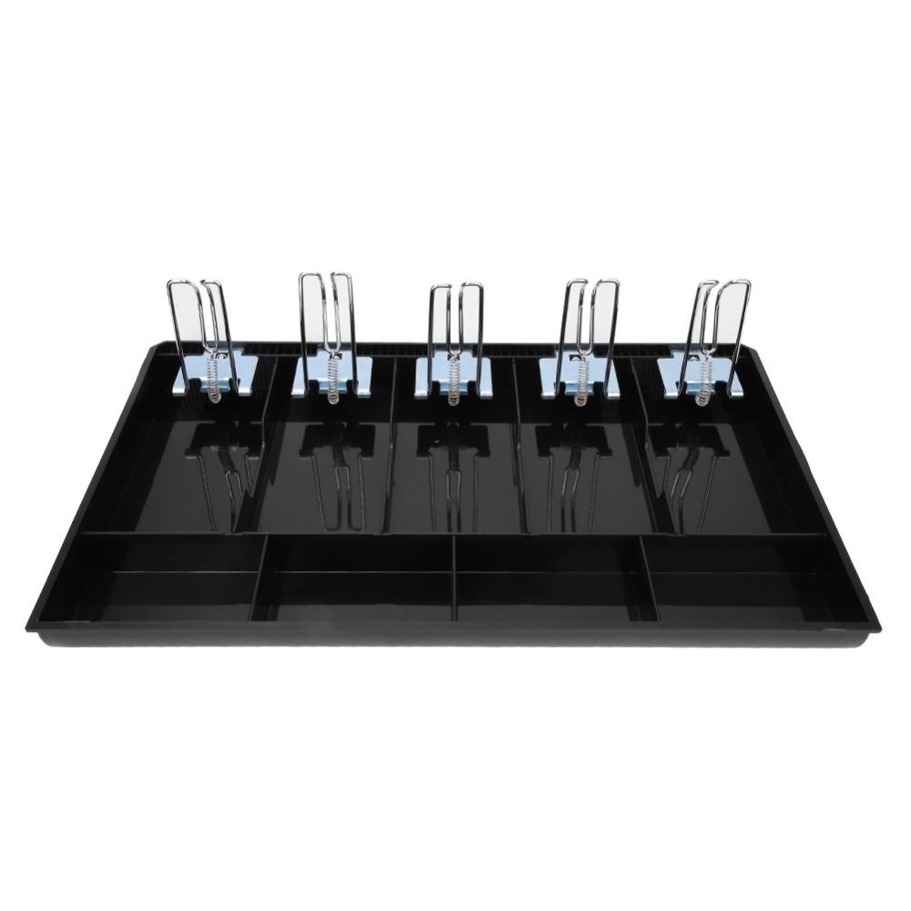 Metal Clip Cash Drawer Insert Tray Waterproof Money Tray Storage Currency Storage Box  Office Use