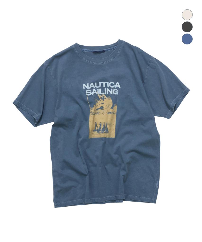 NAUTICA Sailing Block T-Shirt (3 Colors) Nts5696