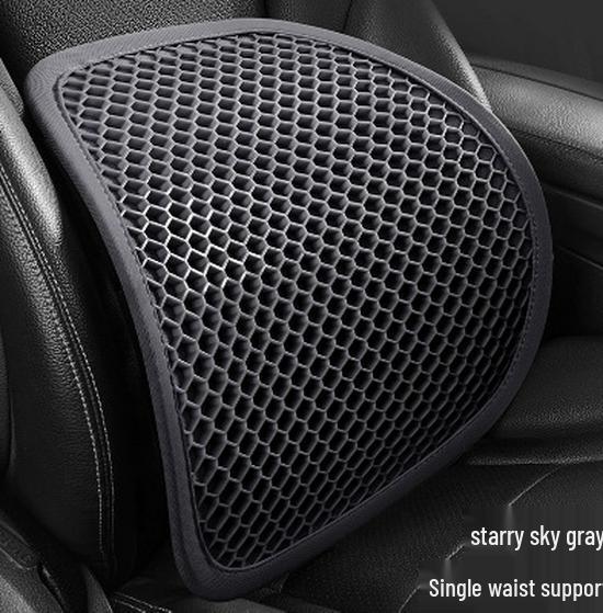 Zhongheng Yaz Buz İpeği Petek Jel Havalandırmalı Araba Bel Desteği Yastığı
