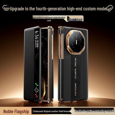 GuanYue Huawei Mate XT/XTs Faltbare Leder Handyhülle