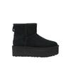 Botas Clásicas Mini con Plataforma Negro Zapatillas de Mujer 1134991-BLK