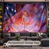Wall Hanging Tapestry Custom NameTaylor Swift Pattern Personalized Printed Fabric Wall Decor