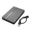 Plastic External Hard Disk Housing Quick Setups Design Efficient Heat Dissipation Shockproof 2.5" Storage Solution