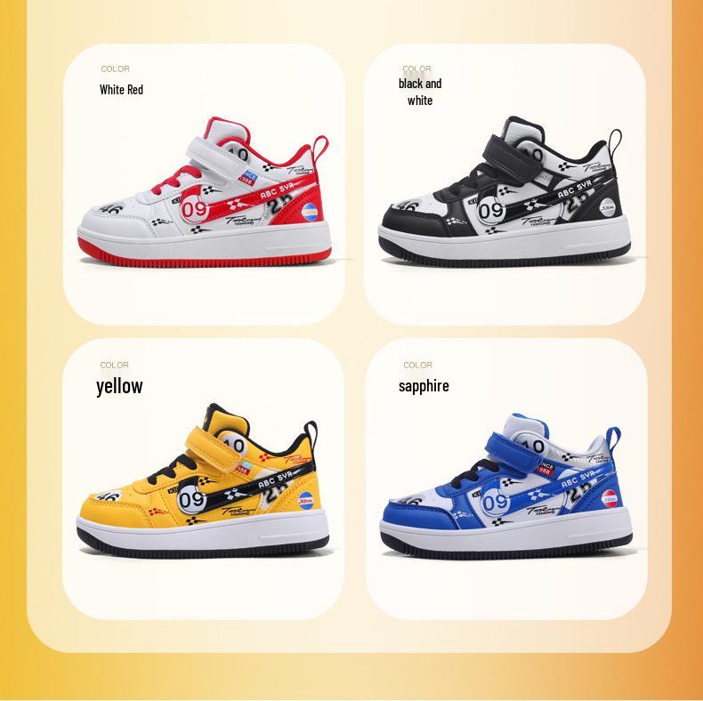 Boys' 2025 Autumn Waterproof Leather Sneakers: Stylish, Casual Sports Shoes for Elementary School Kids