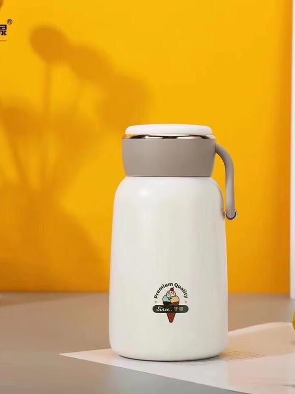 HOAOR Cute Stainless Steel Insulated Mug with Handle