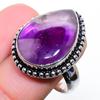Sage Amethyst Gemstone Handmade 925 Sterling Silver Jewelry Ring Size 7.5