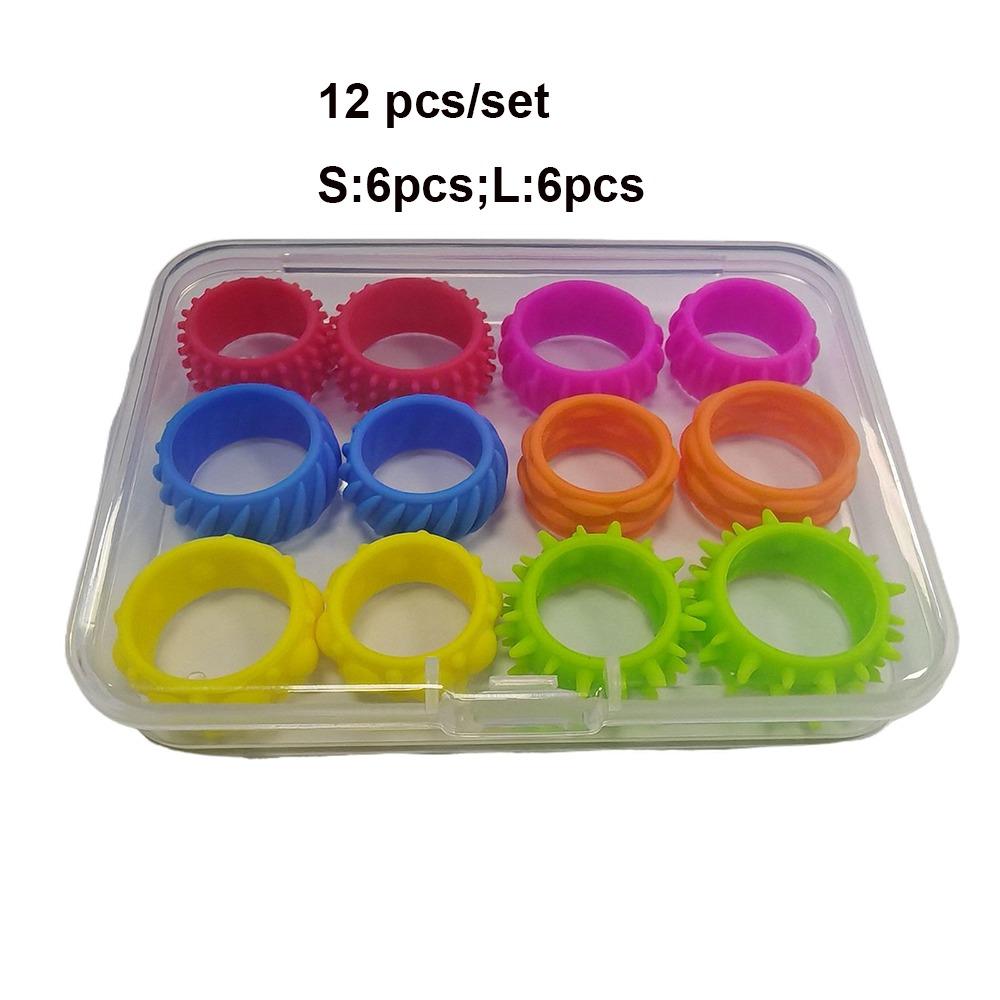 12 pcs/set Stretchy Kids Sensory Rings Decompression Fidget Ring New Fidget Toys  Kids with Autism
