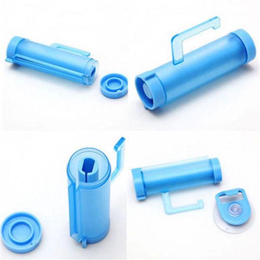 Plastic Device - A Suction Cup Press for Convenient Storage and Uniform Squeezing of Toothpaste Tubes