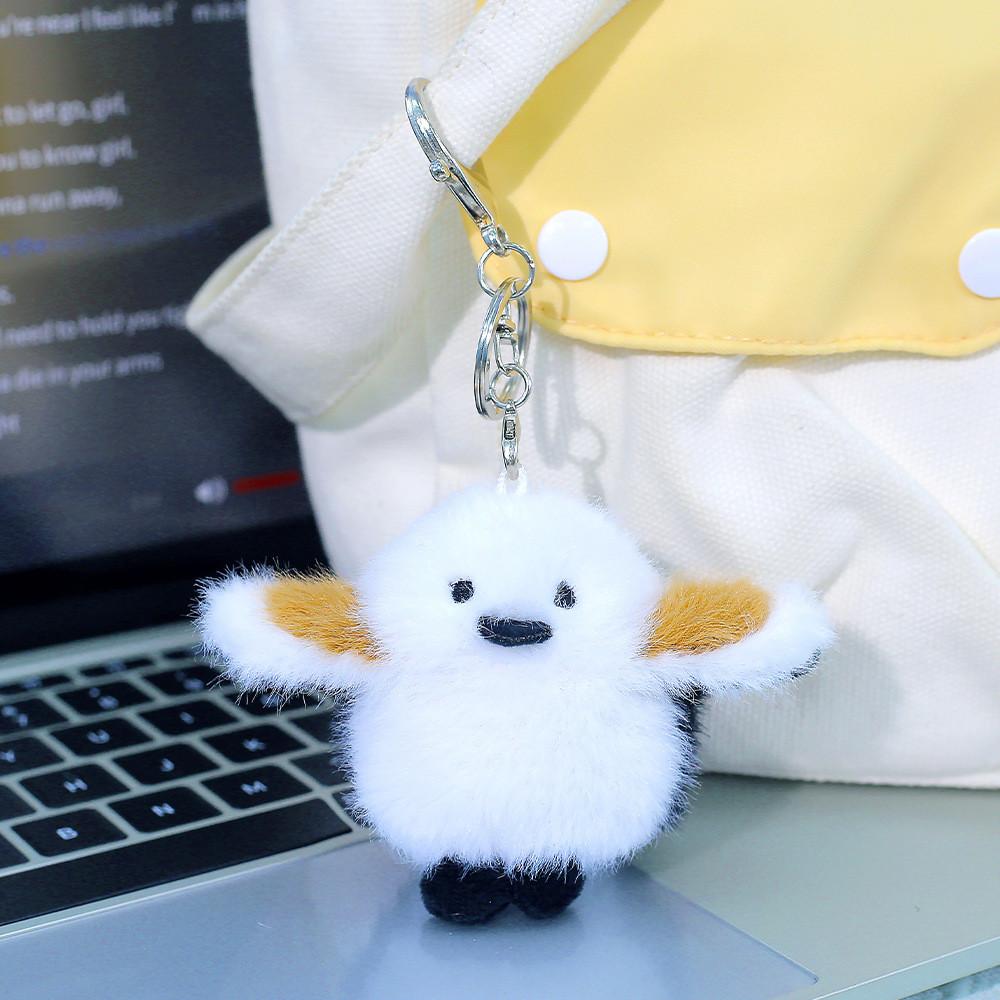 Portachiavi Peluche Uccello con Morbida Fibra di Poliestere per Regali e Decorazione Borsa