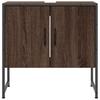 Bathroom Vanity Cabinet Brown Oak Effect 60 x 33 x 60 cm