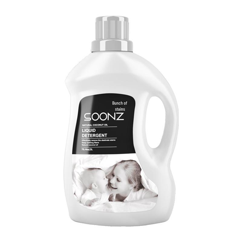 Bergamot Scent Coconut Oil Laundry Detergent: Concentrated Formula for Stain Removal, Color Protection, and Clothes Care.