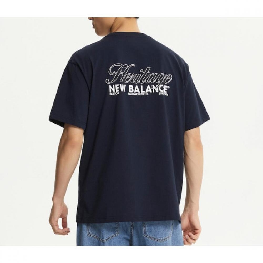 New Balance Heritage Typographic Tee Semi Over Common B1 Nbnee311