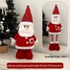 Red Telescopic Santa Doll Christmas Window Display Decoration