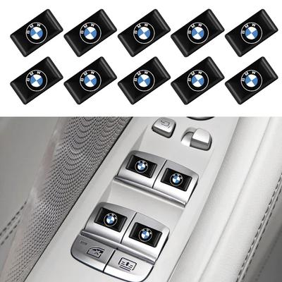 10/20Pcs Car Styling 3D Emblem Epoxy Decoration Stickers For M Performance Alpina X1 X3 X4 E87 E36 E46 E90 E39 F10 F16 X6 M3