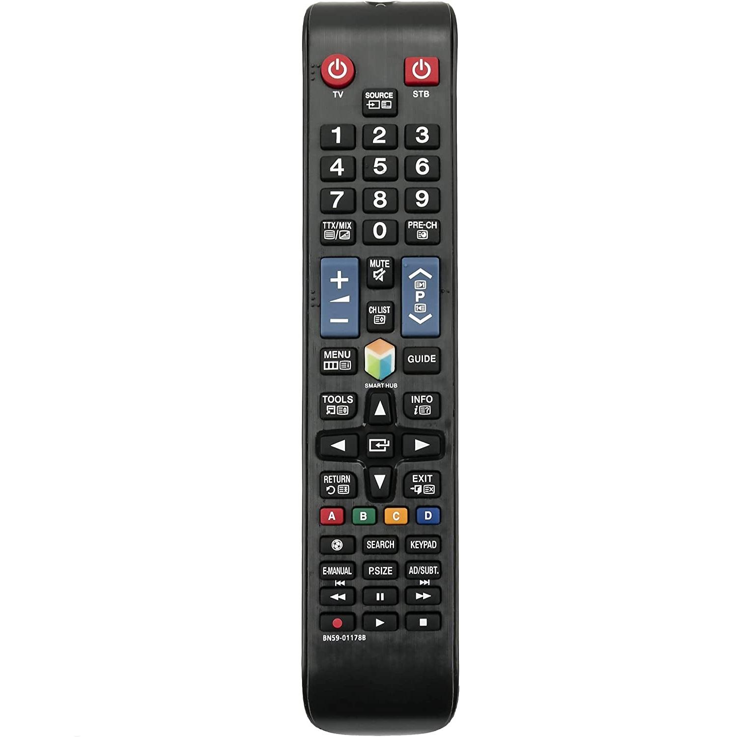 Prime New Replaced BN59-01178B Remote Control Fit for Samsung Smart LCD TV UE32H4500 AA59-00581A UE32H5303 UE40H5303 TV чёрный
