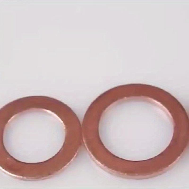 200-teiliger Kupfer-Dichtungssatz – verschiedene Flachring-Dichtungssätze für Autoreparaturen, Ölablassschraube, Kfz-O-Ring-Sortiment