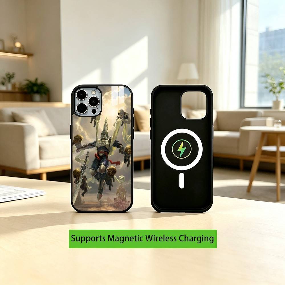 B-Blasphemous The -PPenitent One Game Phone Case For iPhone17,16,15,14,13,12,11 Plus,Pro Supports Magnetic Wireless Charging