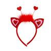 Valentines Decorative Headband Festival Party Giltter Heart Headdress Hair Hoop Wedding Headhoop Holiday Party Accessory