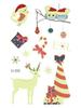 Ricalon Glow-in-the-Dark Waterproof Christmas Temporary Tattoos for Kids