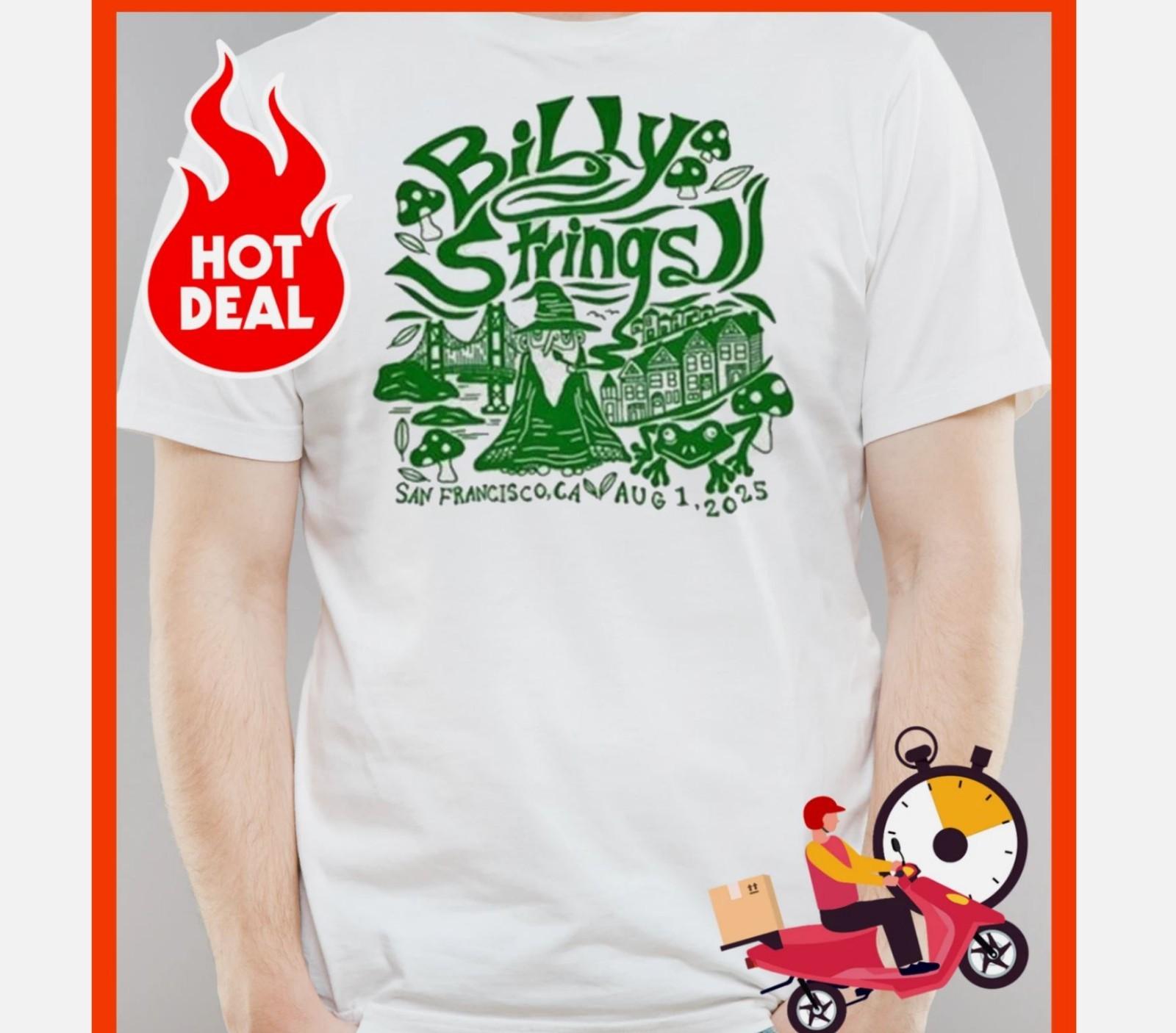 Billy Strings San Francisco Aug 1 2026 Wizard T-Shirt S