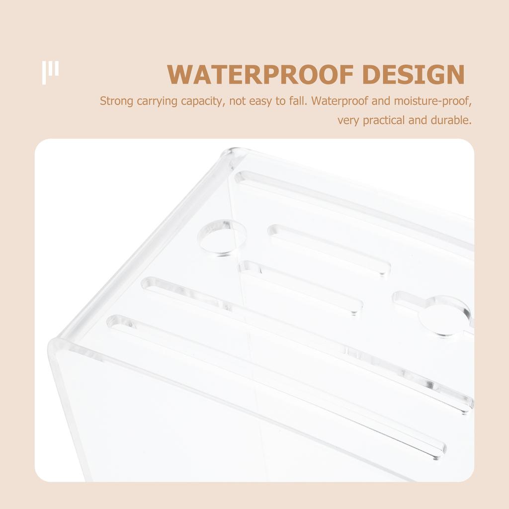 Acrylic Kitchen Knife Holder Transparent Kitchen Household Multifunctional Kitchen Knife Holder Storage Rack Tools Accessories