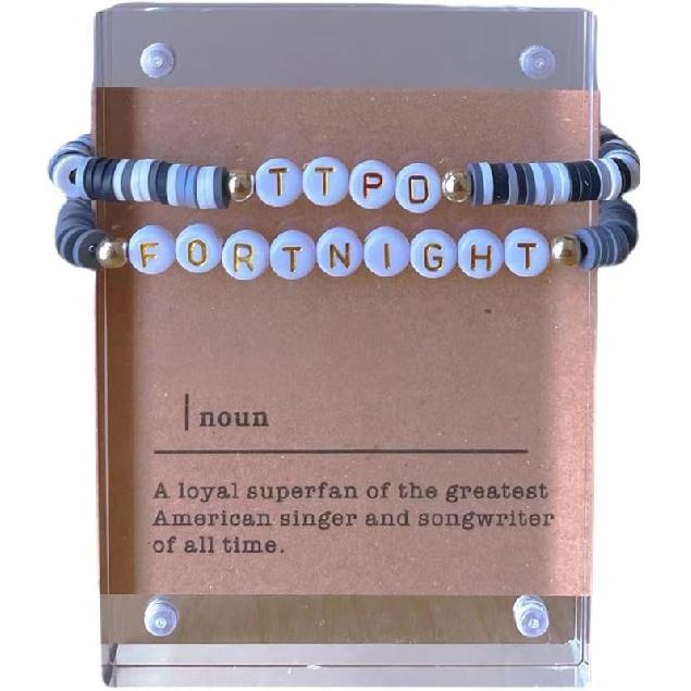Music-Inspired Bracelet Set for Singer Fans TTPD+Fortnight TTPD+Fortnight