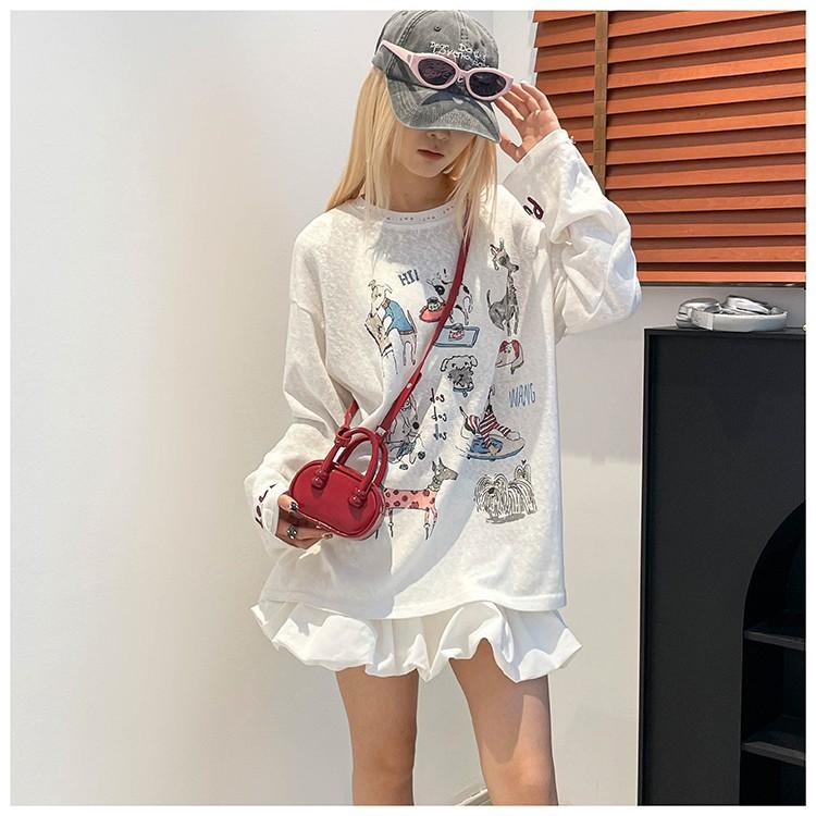 High-end small bag women's new summer popular versatile messenger bag fashionable portable bowling bag