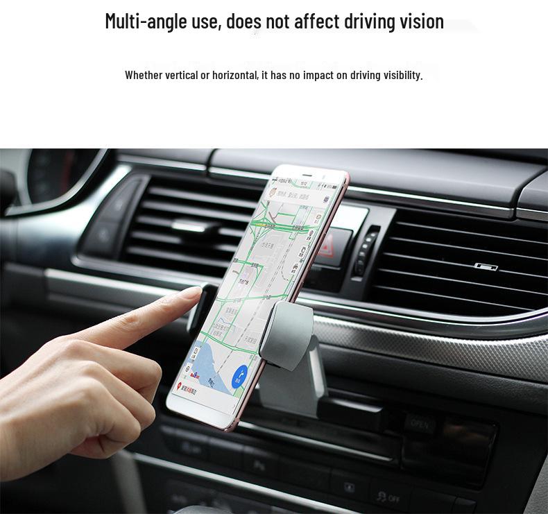 CD Slot Luminous Stone Car Phone Holder