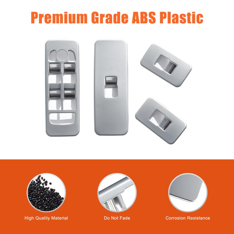 For Land Rover Discovery Sport 2015-2019 Car Window Lift Switch Button Control Panel Frame Cover Trim Interior Accessories