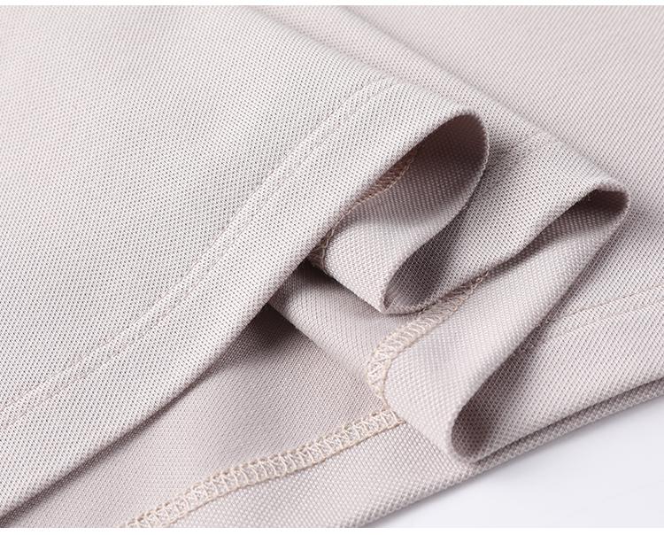 Light Luxury Gold Ratio Vinegar Ester + Silk 7A Antibacterial Cool Feeling Sunscreen Net Color Short-Sleeved Polo Shirt