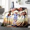 Football Messi Customize Your Name Blanket Gift Personalized Blanket Soft Warm Cozy for Office Office Chair Seaside Nap All-Season Use