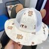 Kids Summer Wide Brim Sun Hat Breathable Mesh Bucket Hat UV Protection Outdoor Cap for Boys and Girls Cute Lightweight