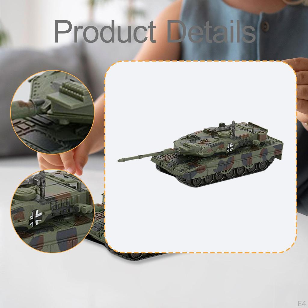 Panzermodell im Maßstab 1:72 - Sammlerstück, Tischdekoration, Geburtstagsgeschenk, Konstruktions-Simulationsspielzeug
