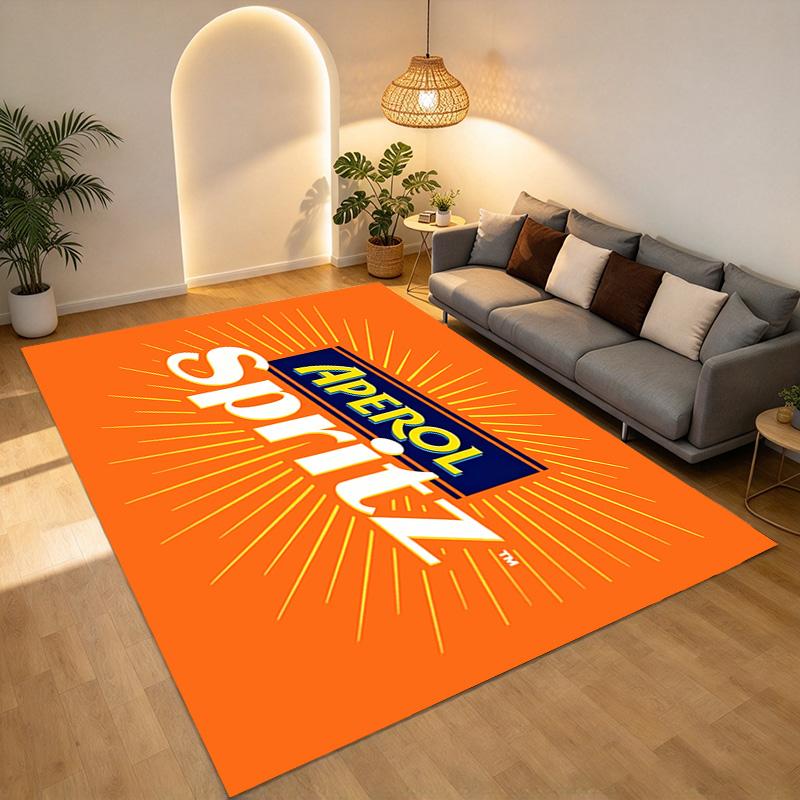 Aperol Spritz Living Room Nonslip Area Rug Soft Carpet For Bedroom Game Playroom Sofa Office Home Decor Doormat Christmas Gift C930931