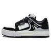 Li Ning Morning Glow Morning Glow Height Increasing Low Top Skateboard Shoes Women's White Black AGCS354-2