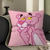 Cartoon PPink PPantherS Maple Design Cushion Cover Happy Autumn Harvest Decor Holiday Decorati Pillow Cover