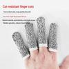 In Stock Level 5 Anti-Cut Knitted Finger Cots for Kitchen, Woodworking, Carving, Food, and Industrial Use.