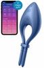 Bullseye Satisfyer Blue Connected Vibrating Cock Ring - Satisfyer - CONNECTED COCKRING