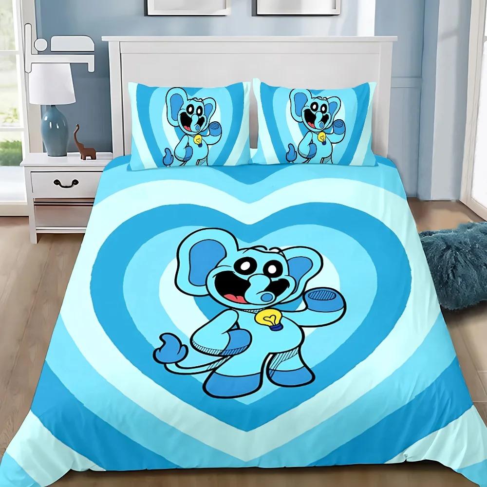 Amine Smilings Critters Duvet Cover Pillowcase Bedding Set Boy Girl Bedroom Decoration Children Gift Single Double Large Size