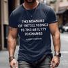 Europa und die Vereinigten Staaten Mode Herren Oberteile Neue Buchstaben Bedrucktes Kurzarm-T-Shirt Street Style Übergröße Kleidung