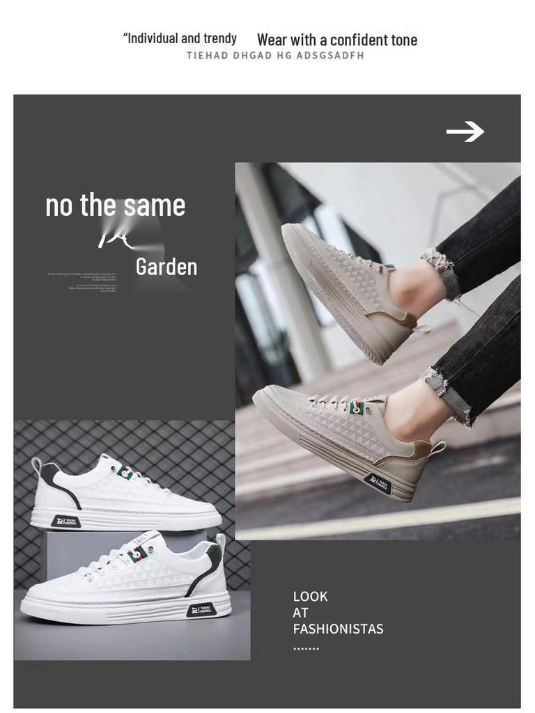 Frühjahr 2025 Herren Low-Top Freizeit Atmungsaktiv Leicht Mode Sneaker