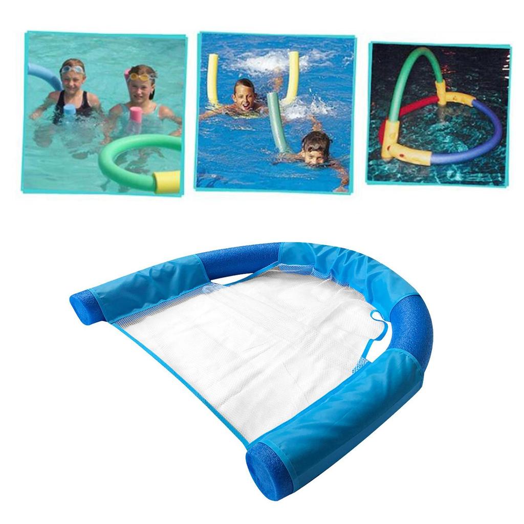 Tragbarer schwebender Stuhl Schwimmnetz Sitz Wasserbett Strand Piscina Pool Sitze