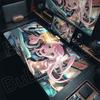 Office Laptop Keyboard Tabletop Mats Cute Girl Shiina Taki M-MyGO BanG Dream Mouse Pads Large Locking Edge Decoration Gaming Rug