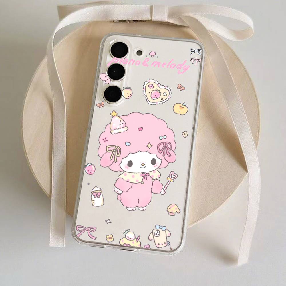 MY S-SWEET P-PIANO Phone Case For Samsung Galaxy S21 S22 S23 S24 S25ULTRA FE Ultra Plus5G A52S Transparent Cover