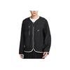 Nike Letter Pattern Zipper V-Neck Jacket Men Jackets Black DX0336-010