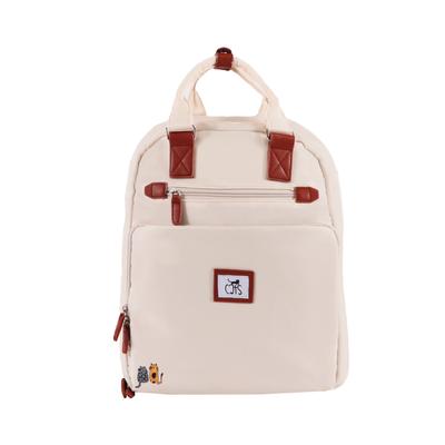 Biggdesign Cats Laptop Backpack, White