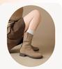 Women's 2025 Ankle & Mid-Calf Flat Martin Boots - Autumn/Winter Bestseller Snow Boots