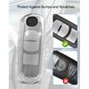 2 Pcs Key Fob Cover Soft TPU Car Key Fob Case Fit for Mazda 3 6 8 Miata MX-5 CX-3 CX-5 CX-7 CX-9, 4 Buttons Remote Key Protector Clear, Anti-Scratch