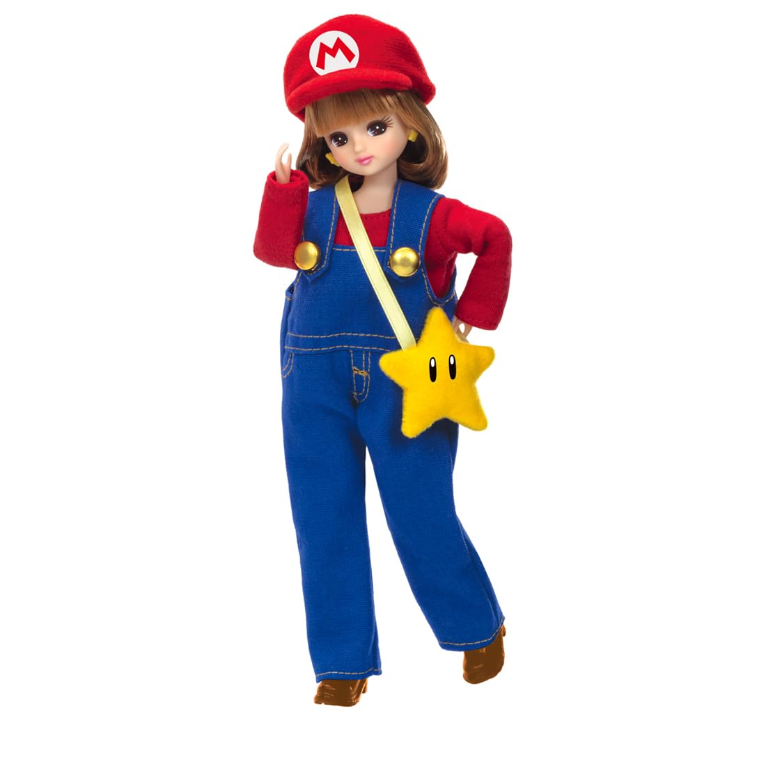 Takara Tomy Doll Super Mario Mario Style Pretend Play Toy 3 and Licca-chan Licca-chan Dress-up (Ages up)